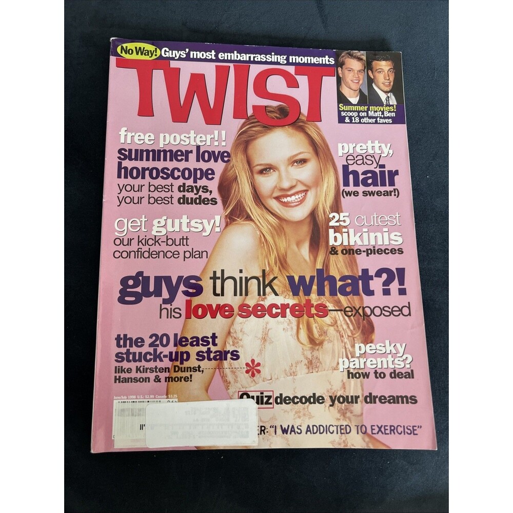 TWIST MAGAZINE - June/July 1998 - Kirsten Dunst,